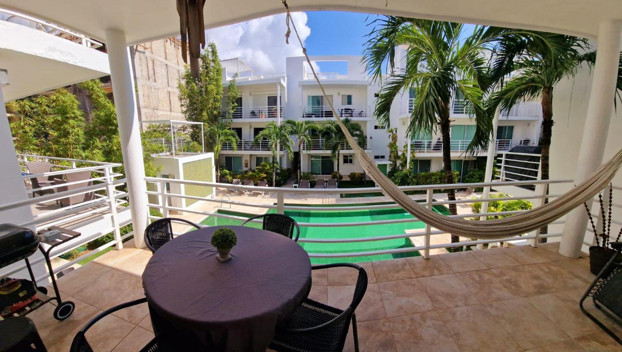 Poolside Tranquil Apartment In Playa Del Carmen Kültér fotó